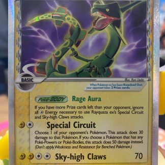 2006 Pokemon Rayquaza EX Delta Species Dragon Frontiers 97 of 101 Lightly Played