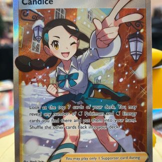 2022 Pokemon Candice Trainer Silver Tempest 189 of 195 Full Art Holo Mint