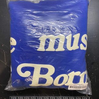 2019 Cactus Plant Flea Market Born Again Hooded Sweatshirt Blue Men