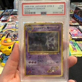 1999 Japanese Pokemon Sabrina's Gengar Gym 2 #94 Holo PSA 9 Mint