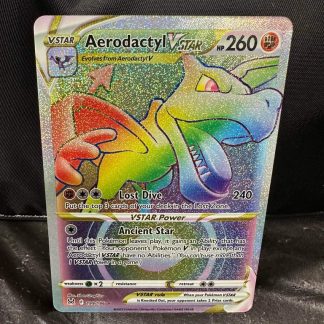 2022 Pokemon Aerodactyl VStar Lost Origin 199 of 196 Secret Full Art Near Mint