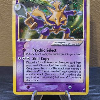 2006 Pokemon Alakazam Gold Star 99 of 100 Crystal Guardians Damaged