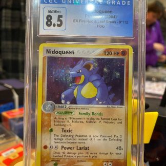 2004 Pokemon Nidoqueen EX Fire Red & Leaf Green 9 of 112 Holo CGC 8.5 Near Mint/Mint+