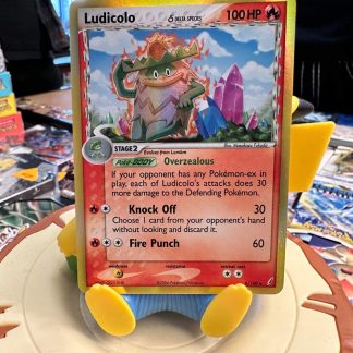 2006 Pokemon Ludicolo Crystal Guardians 6 of 100 Holo Lightly Played