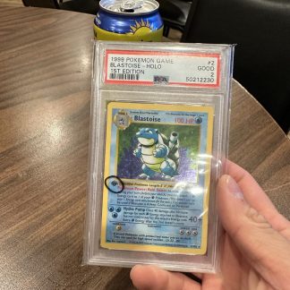 1999 Pokemon Game #2 Blastoise Holo Base Set 1st Edition PSA 2
