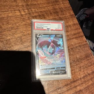 2022 Pokemon SWSH Lumineon V Brilliant Stars #040 PSA 9 Miscut Mint