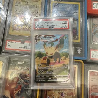 2021 Pokemon SWSH Evolving Skies Secret #205 FA Leafeon Vmax PSA 10 Gem Mint