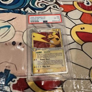 2005 Pokemon EX Raichu EX Holo Emerald #97 PSA 4 Very Good Excellent