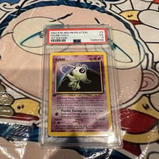2001 Pokemon Neo Revelation 1st Edition Celebi Holo #3 PSA 3 Very Good