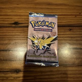1999 Pokemon Zapdos 1st Edition Fossil Booster Pack