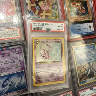 2001 Pokemon Neo Discovery #1 Espeon Holo 1st Edition PSA 8 Near Mint