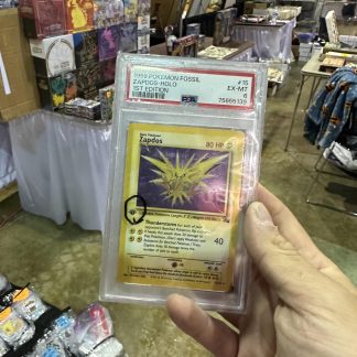 1999 Pokemon Fossil 1st Edition Zapdos Holo #15 PSA 6 Excellent Mint
