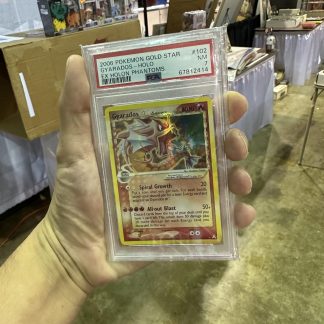 2006 Pokemon Gold Star Gyarados Holo #102 Ex Holon Phantoms PSA 7 Near Mint