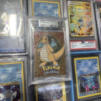 1999 Pokemon Movie Animation Edition Blue Foil #E12 Dragonite Beckett 8.5 Near Mint Mint+