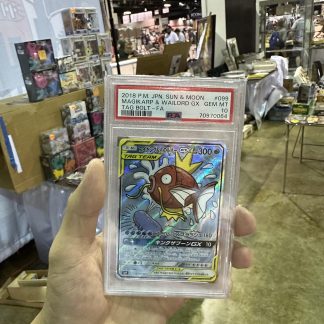 2018 Japanese Pokemon Sun & Moon #099 Magikarp & Wailord Gx Tag Bolt Fa PSA 10 Gem Mint