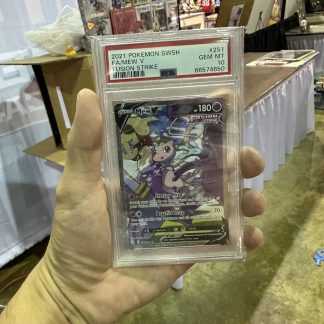 2021 Pokemon SWSH Fusion Strike #251 FA Mew V PSA 10 Gem Mint