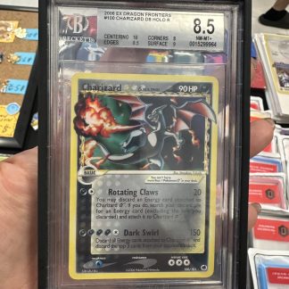 2006 Pokemon Ex Dragon Frontiers #100 Charizard Gold Star DS Holo R Beckett 8.5 Near Mint Mint+