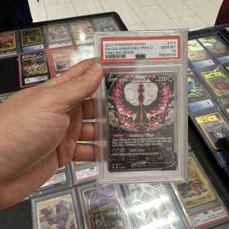 2021 Pokemon SWSH Chilling Reign #177 FA Galarian Moltres V PSA 10 Gem Mint