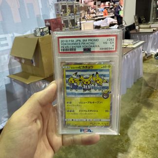 2018 Japanese Pokemon Promo #282 Yokohama's Pikachu Holo PSA 4 Very Good Excellent