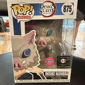 2020 Funko Pop Demon Slayer Inosuke Hashibira Flocked #875 Exclusive Chalice