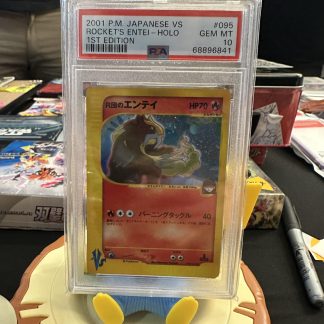 2001 Japanese Pokemon VS 1st Edition Rocket's Entei Holo #095 PSA 10 Gem Mint