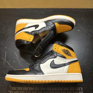 2022 Nike Air Jordan I High Retro OG Taxi Yellow Black White Men