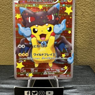 2016 Japanese Pokemon Poncho Wearing Pikachu Charizard X 207of XY P Mint