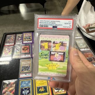 1999 Pokemon Pikachu & Others Pocket Monsters #21 Sealdass Fancy Graffiti PSA #10 Gem Mint