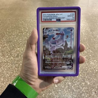 2021 Japanese Pokemon S-P Eevee Heroes Eevee's Set #189 FA Espeon Vmax PSA 10 Gem Mint
