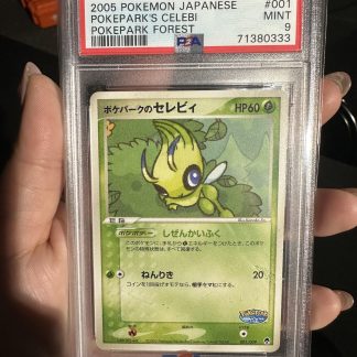 2005 Japanese Pokemon Pokepark's Celebi #001 Pokepark Forest PSA 9 Mint