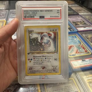2000 Pokemon 1st Edition Lugia Neo Genesis #9 Holo PSA 1 Poor