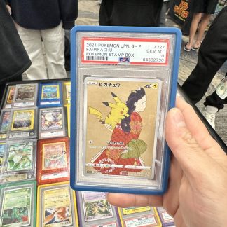 2021 Japanese Pokemon S Promo #227 FA Pikachu Pokemon Stamp Box PSA 10 Gem Mint