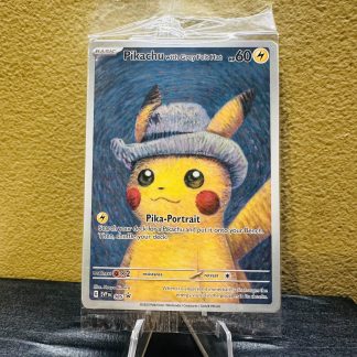 2023 Pokemon Pikachu With Grey Felt Hat 085 Promo Card Pokemon X Van Gogh Museum