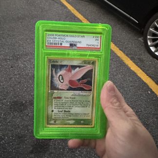 2006 Pokemon Ex Crystal Guardians #100 Celebi Gold Star Holo PSA 1 Poor