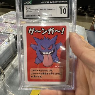 2019 Japanese Pokemon Gengar Old Maid Babanuki Playing Card CGC 10 Gem Mint