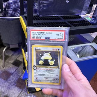 1999 Pokemon 1st Edition Jungle Snorlax Holo #11 PSA 8 Near Mint Mint