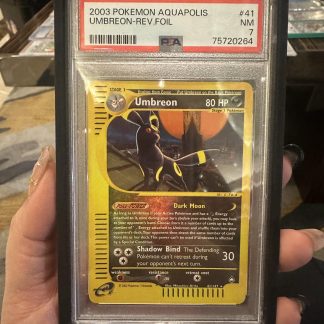 2003 Pokemon Umbreon Aquapolis #41 Reverse Foil PSA 7 Near Mint