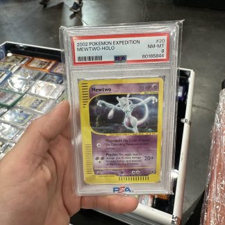 2002 Pokemon Expedition #20 Mewtwo Holo PSA 8 Near Mint Mint