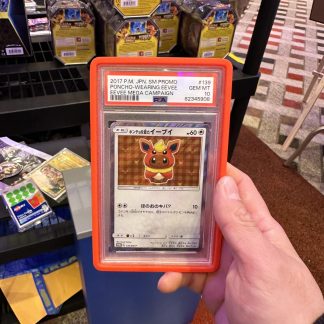 2017 Japanese Pokemon SM Promo Mega Campaign #139 Poncho Wearing Eevee Flareon PSA 10 Gem Mint