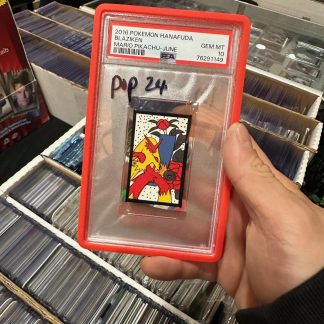 2016 Pokemon Mario Pikachu Hanafuda Blaziken June PSA 10 Gem Mint