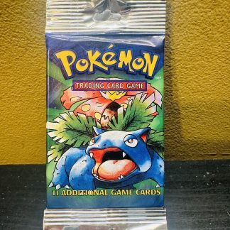 1999 Pokemon Venusaur Base Set Long Stem Sealed Booster Pack