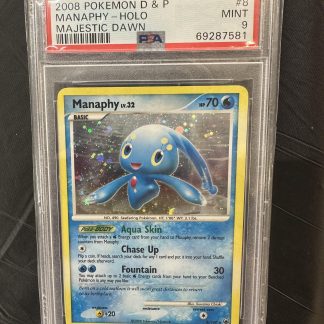 2008 Pokemon D & P Majestic Dawn #8 Manaphy Holo PSA 9 Mint