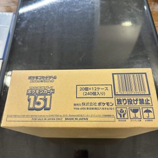 2023 Japanese Pokemon 151 Sv2a Booster x1 Carton Sealed 12 Boxes Case