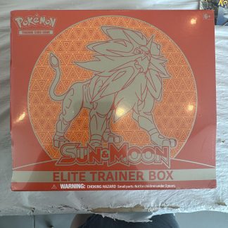 2017 Pokemon Sun & Moon Solgaleo Elite Trainer Box Sealed