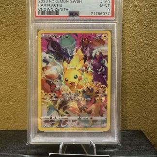 2023 Pokemon SWSH Crown Zenith Full Art Pikachu #160 PSA 9 Mint
