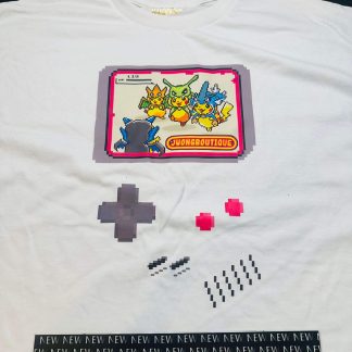 2024 Jwong Custom Pokemon Gamble Boy Poncho Pikachu Tee