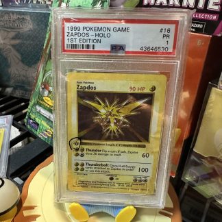 1999 Pokemon Game 1st Edition Zapdos Holo #16 PSA 1 Poor