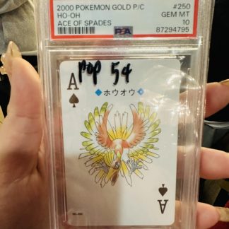 2000 Pokemon Gold Playing Cards Ho Oh Ace of Spades #250 PSA 10 Gem Mint
