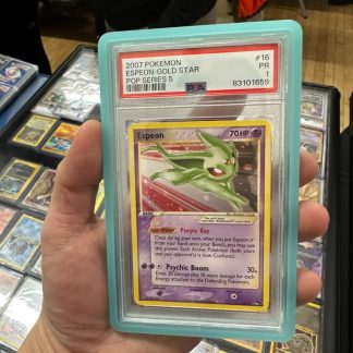2007 Pokemon Espeon Gold Star Pop Series 5 #16 PSA 1 Poor
