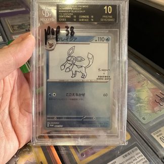 2023 Japanese Pokemon Promos Scarlet & Violet #069 SV-P Glaceon Yu Nagaba Beckett 10 Pristine Black Label